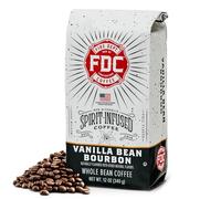 Vanilla Burbon Infusion Coffee Whole Grain Coffee 12oz Made by Fire Department Coffee