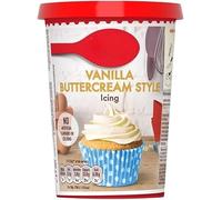 Vanilla Buttercream Flavour Icing 400g, Compatible with Betty Crocker Brownie Recipes, Instant Ready to Use Frosting for Cakes Cupcakes