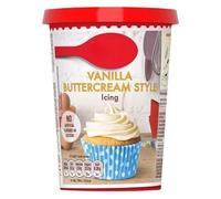 Vanilla Buttercream Flavour Icing 400g x 1, Compatible with Betty Crocker Brownie Recipes, Instant Ready to Use Frosting for Cakes Cupcakes Baking with Welari Thank You Card | (1pack)