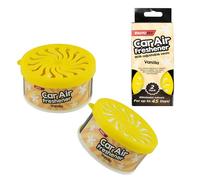 Vanilla Car Air Freshener Adjustable Vents Long Lasting Fragrance Cool Breeze Scent Up to 45 Days Refresher Neutralizes Odor Eliminator Personalized Gift Custom Car Freshies 2 Pack