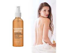 Vanilla Cashmere Body Oil Body Brightening Oil Cashmere Vanilla Body Massage Oil Moisturizing & Hydrating Body Oil for All Skin Types
