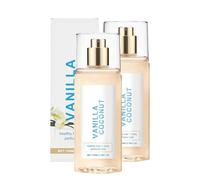 Vanilla Coconut Perfume for Women - 100ml Hair & Body Mist, Lightweight, Nourishing with Jojoba Oil, Long-Lasting Tropical Scent for Everyday & Travel (100ML, 2 PCS)