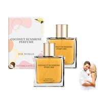 Vanilla Coconut Perfume,Long-lasting Vanillas Perfume,Long-Lasting Oil Concentrated Elegant Vanilla Scent for Everyday Errand - Dolce Fragrance (2PCS)