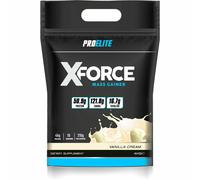 (Vanilla Cream) Pro Elite X Force 4Kg Weight Mass Protein Gainer