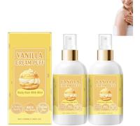 Vanilla Cream Puff Body Milk Spray, Moisturizing Nourishing Body Spray, Vanilla Cream Puff Spray, Refreshing Full Body Spray