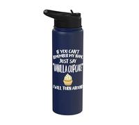 Vanilla Cupcake Apparel - Best Funny Cupcakes Lover Design Stainless Steel Insulated Water Bottle