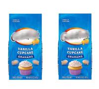 Vanilla Cupcake Treats, Light and Fluffy Dessert, 187g, Pack of 2