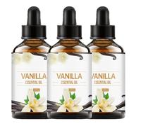 Vanilla Essential Oil, Essential Oils for Diffusers for Home, Natural Organic Vanilla Essence Oil for Skin, Body and Hair, Long-Lasting Perfume Oil with Warm, Sweet Aroma (3)