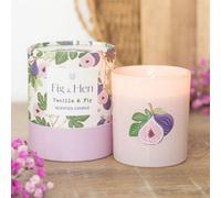 Vanilla & Fig Scented Candle - Fresh, Fruity, Relaxing Glow