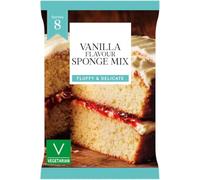Vanilla Flavour Sponge Mix, Fluffy and Delicate Vegetarian Cake Mix, Serves 8, 400g, Pack Of 2