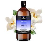 Vanilla Fragrance Oil, Vanilla Oil for Diffuser, Fragrance Oils for Candle Making, Soap Making, Wax Melts, Great for use in Bath Bombs, Perfume Oil, Perfume Scent Oil - Vegan & UK Made - 1000ml