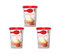 Vanilla Icing Velvety 3X400g - Ready to Spread Frosting for Cakes, Cupcakes & Cookies, Smooth, Creamy & Delicious with No Artificial Flavours or Colours