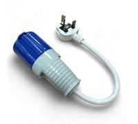 Vanilla Leisure 16amp to 13amp Adapter Caravan Hook Up Cable 240V 3 Pin UK Electric Hook Up For Camping, Caravan, Campervan Mains To UK Plugs