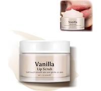Vanilla Lip Scrub Exfoliator,Gently Exfoliator Lip Scrub,Exfoliator & Moisturizer for Dry, Cracked Lips