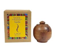 Vanilla Natural Solid Perfume Beeswax Long Lasting Body Fragrance Balm Solid State Eau De Perfum in Wooden Jar 6 gm