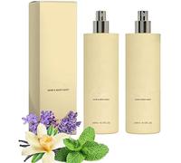 Vanilla On-the-Beach,2 in 1 Hair and Body Mist, Vanilla Body Spray, Long Lasting Premium Body Mist for Woman, Girl, Water based formulation (2pcs)