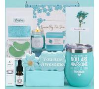 Vanilla Pamper Gifts for Women Birthday, Unique Self Care package for Her Ladies Pamper Hampers Kit, Wellbeing Spa Set Get Well Soon Gift Ideas for Women Best Friend Sister Auntie Mum Wife