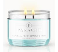 Vanilla Peppermint Snow Double Wicked Scented Candle