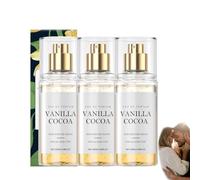 Vanilla Perfume For Women,Premium Vanilla Perfume Perfect For Her,Sweet Floral Scent,Long Lasting Fragrance,Hydrating Body Spray,Floral Scent For Women Everyday Fresh/Ness,Elegant Smell (3 PCS)