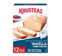 Vanilla Pound Cake Mix, Baking Mix, Includes a Sweet Glaze Mix, No Artificial Flavors, No Artificial Colors, and No Artificial Preservatives, Kosher Certified, 16.5-ounce Boxes (Pack of 12)