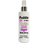 Vanilla Rock Sugar Body Spray - 100ml Eau de Toilette (EDT) - Atomiser Mist - Sweet Scent - Vegan Friendly - Puddle of Wax - Made in the UK