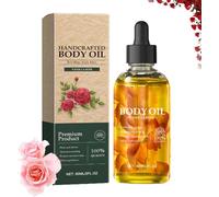 Vanilla Rose Body Oil,Handcrafted Premium Grade Oil for Skin and Hair,Body Oil After Shower,Natural Body Moisturizing Oil,Deeply Nourishing Hair Care and Body Oil,Nourishing Skin,Nails,and Hair (1)