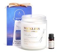Vanilla Sandalwood Wickless Candle for Candle Warmer Lamp with 10ml Essential Oil for Custom Aroma, Flameless Non-Toxic Soy Scented Candle for Home, Monter's Day or Birthday Gifts for Women & Men