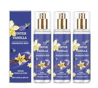 Vanilla Skin Eau De Parfums, Balsamic - Lactonic, Body & Hair Fragrance Mist, Vanilla Perfume, Long-Lasting Fragrance Spray with Blueberry, Vanilla Dreams Perfume Oil (3 Pieces)