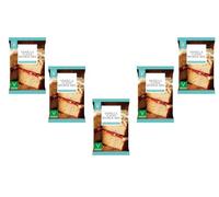 Vanilla Sponge Mix 5 x 400g,Simple baking mix requiring only egg, milk, and vegetable oil to create a delicious homemade sponge cake in just 25 minutes