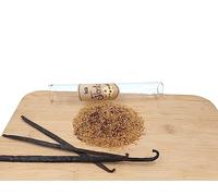 Vanilla sugar Florika Vanilla 100 g made from brown organic cane sugar and real vanilla beans - 100% organic for baking and sweetening