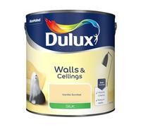 Vanilla Sundae Walls & Ceilings Silk Emulsion Paint 2.5 L - Smooth Washable Silk Finish, Quick Dry, Low-VOC, Easy Application for Interior Walls & Ceilings