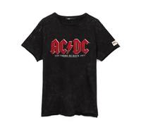 Vanilla Underground Ac/dc Mens Black Band Logo Short Sleeved T-Shirt (Xx-Large)