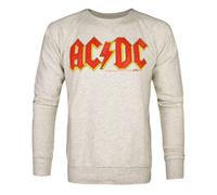 Amplified AC/DC Comics Logo Men's Sweatshirt Grey