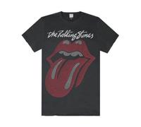 Amplified Clothing Grey Rolling Stones Short Sleeved T-Shirt Mens
