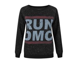 Vanilla Underground Amplified Clothing Womens Grey Run Dmc Logo Sweatshirt (Large)