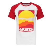 Vanilla Underground Arista Records Mens White Logo Short Sleeved T-Shirt (Medium)