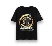 Vanilla Underground Avatar: The Last Airbender Mens Black Zuko Fire Short Sleeved T-Shirt (Medium)