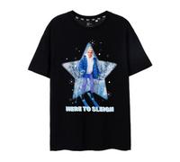 Barbie Men's Adult Short Sleeved T-Shirt (Black) in Black | Size: Medium Barbie Black M