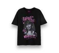 Vanilla Underground Barbie Womens Black Barbiecore Rock Short Sleeved T-Shirt (X-Large)
