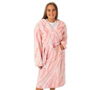 Vanilla Underground Barbie Womens Pink Hooded Bathrobe (Small)