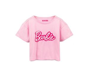 Vanilla Underground Barbie Womens Pink Logo Short Sleeved T-Shirt (Xx-Large)