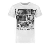 Vanilla Underground Big Lebowski Mens White The Dude And Walter Short Sleeved T-Shirt (Small)