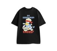 Vanilla Underground Bluey Mens Black Big Daddy Short Sleeved T-Shirt (Large)