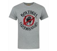 Vanilla Underground Boxtrolls Mens Grey Logo Short Sleeved T-Shirt (Large)