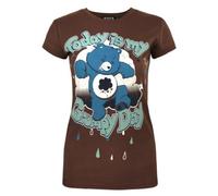 Vanilla Underground Care Bears Womens Brown Short Sleeved T-Shirt (X-Small)