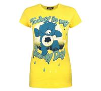 Vanilla Underground Care Bears Womens Yellow Short Sleeved T-Shirt (Small)