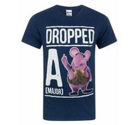 Vanilla Underground Clangers Mens Blue Major Clanger Short Sleeved T-Shirt (Medium)