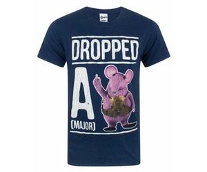 Vanilla Underground Clangers Mens Blue Major Clanger Short Sleeved T-Shirt (Small)