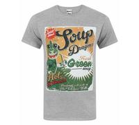 Vanilla Underground Clangers Mens Grey Soup Dragon Short Sleeved T-Shirt (Small)
