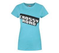 Vanilla Underground Crossy Road Womens Blue Logo Short Sleeved T-Shirt (Medium)